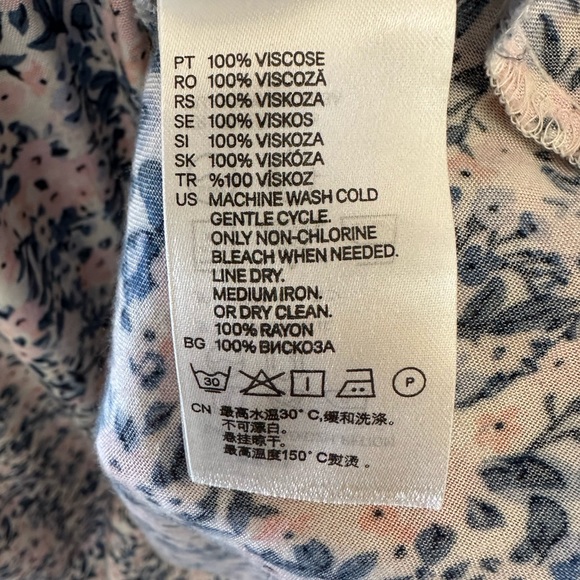 Divided H&M Pink Floral Dress Size 2 💥2/$15 or 3/$20💥 - Picture 6 of 12